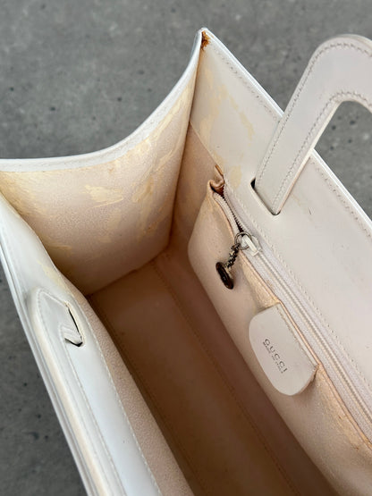 Gucci 1990s Tom Ford 2 in 1 Leather & Vinyl Shoulder Bag