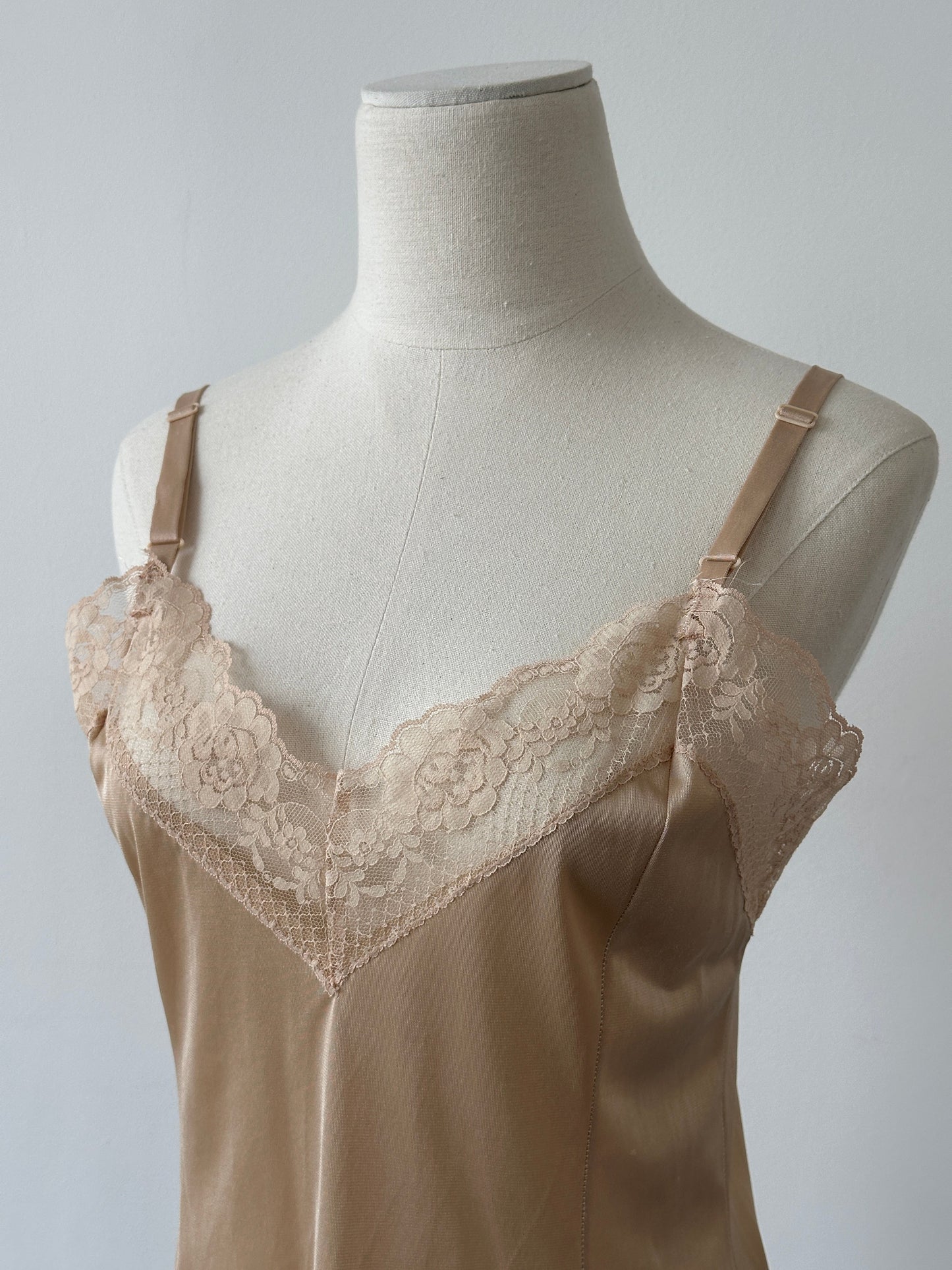 Vintage 2000s Satin Lace Cami Top - S