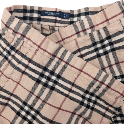 Vintage 2000s Burberry Nova Check Buckle Wool Mini Skirt Womens Size W22