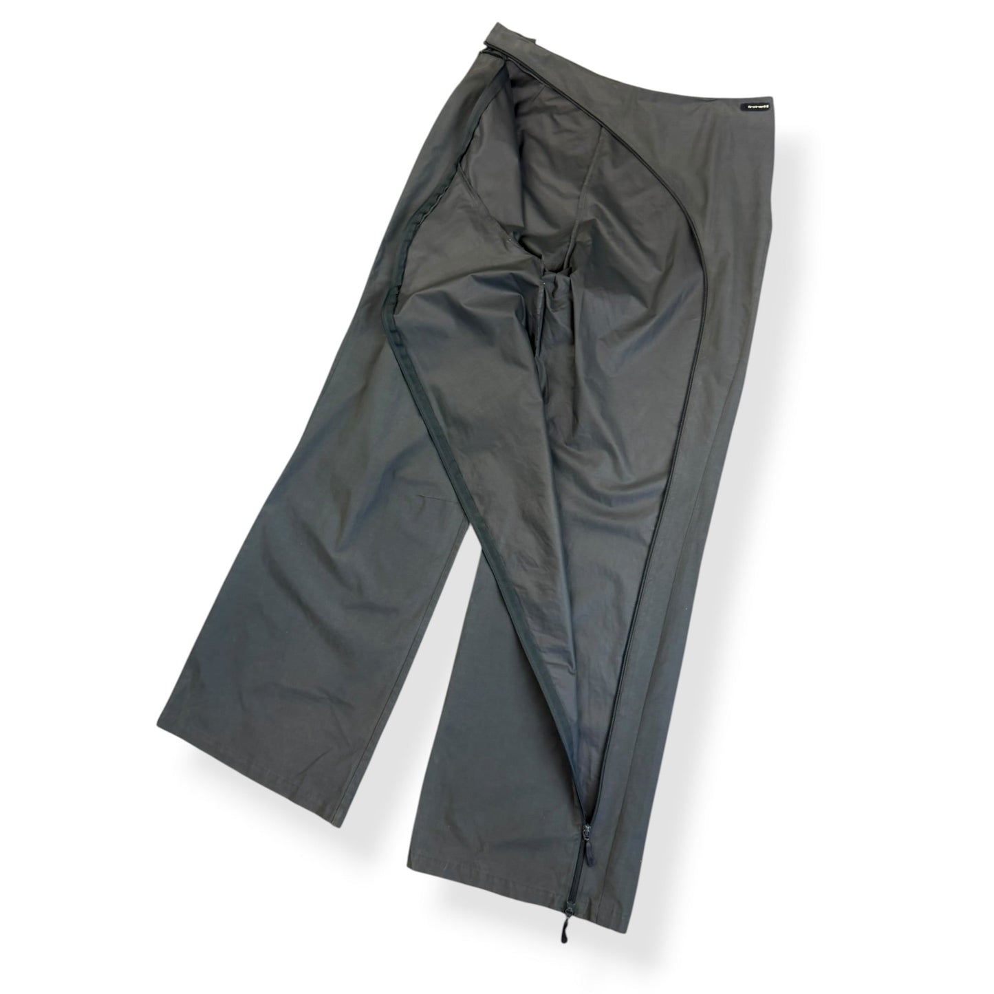 SS2000 Firetrap Asymmetric Zip Trousers (32) | O/S, Black