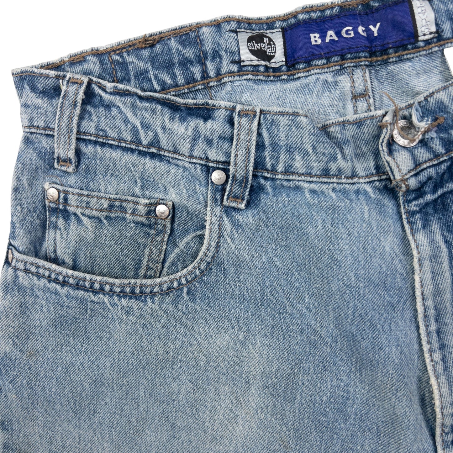 Vintage Levi's Silver Tab Baggy Denim Jeans Size W35