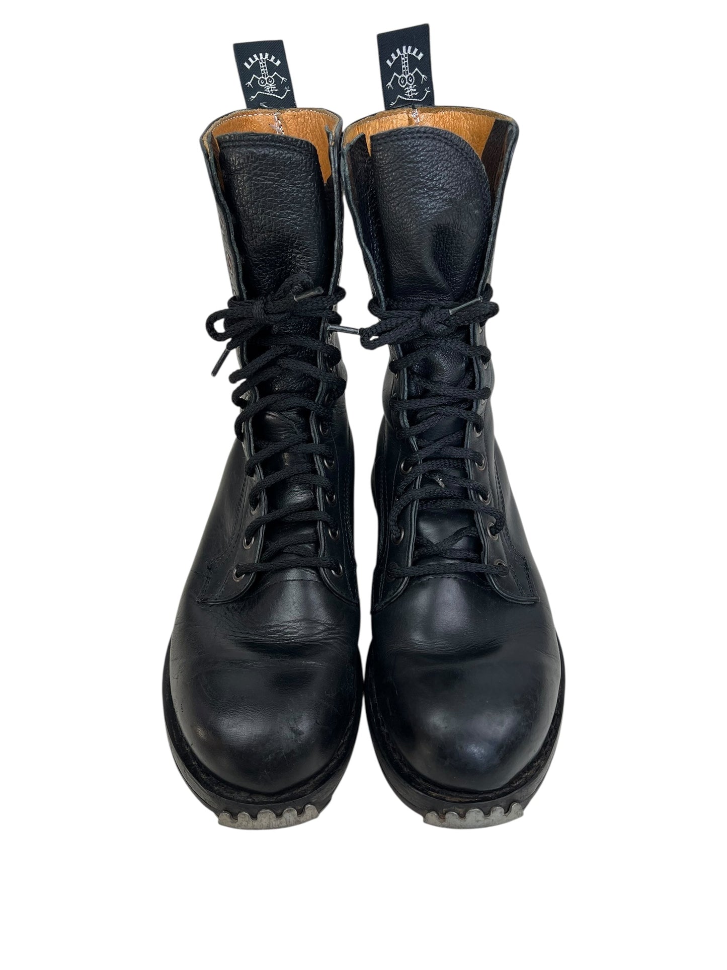 Tank Girl 1995 steel toe cap boots, film memorabilia | BLACK, Tan