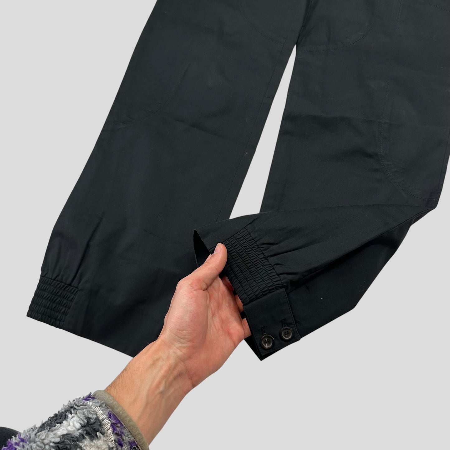 Gucci by Tom Ford 2002 Panelled Black Smart Trousers - IT40 | Default Title, Black