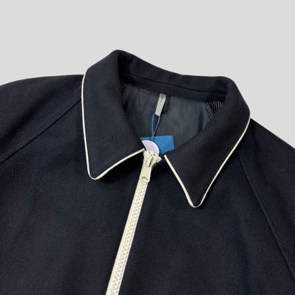 Dior AW05 by Hedi Slimane Contrast Piped Wool Varsity Jacket - IT52 (M/L) | Default Title, Multicoloured