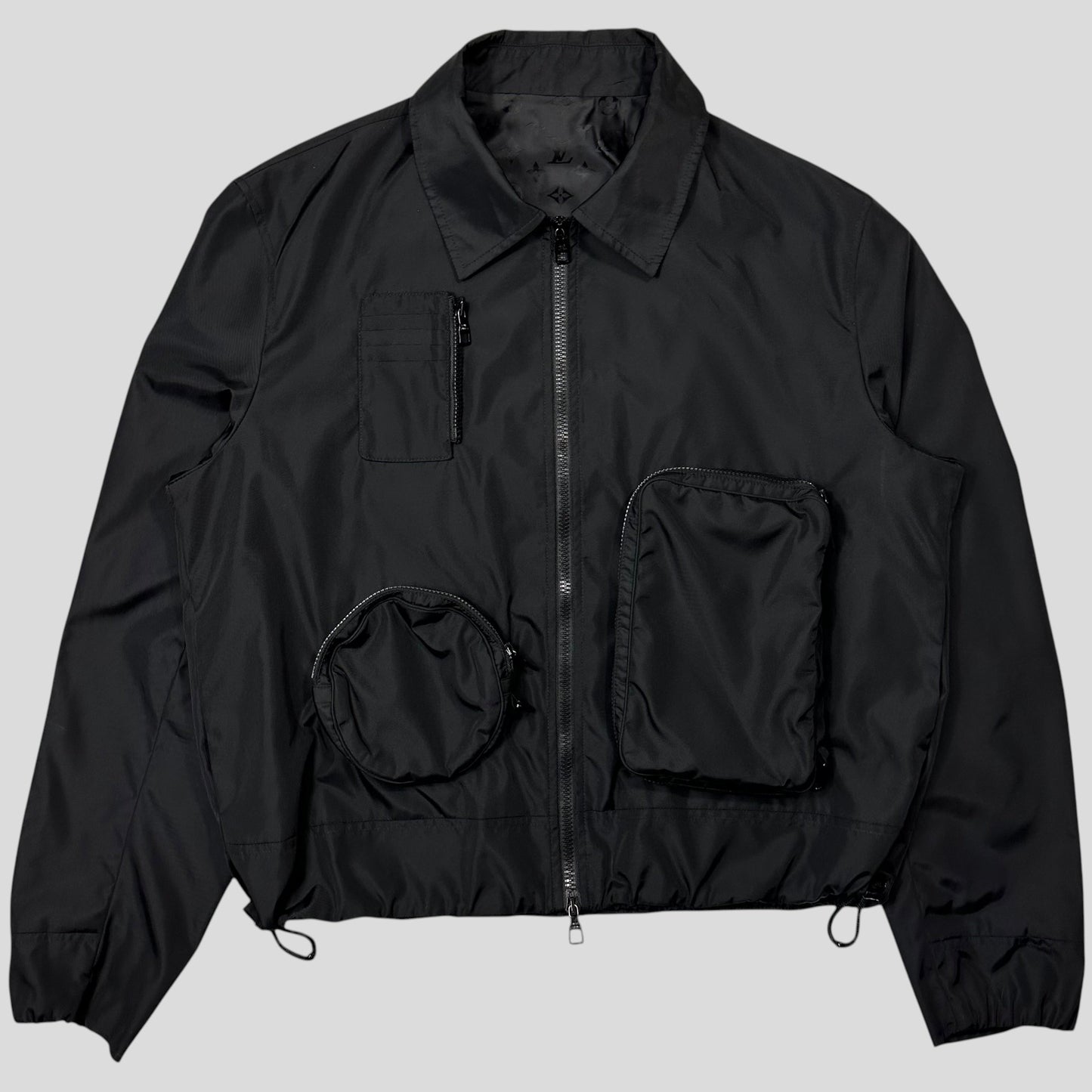 Louis Vuitton by Virgin Abloh 2020 Boxy Nylon Utility Jacket - IT48 (L) | Default Title, Black