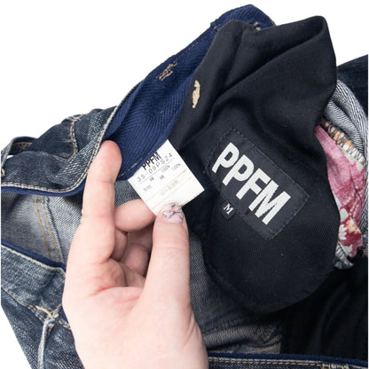 Vintage 2000s PPFM Multi Zip Denim Jeans Size W32