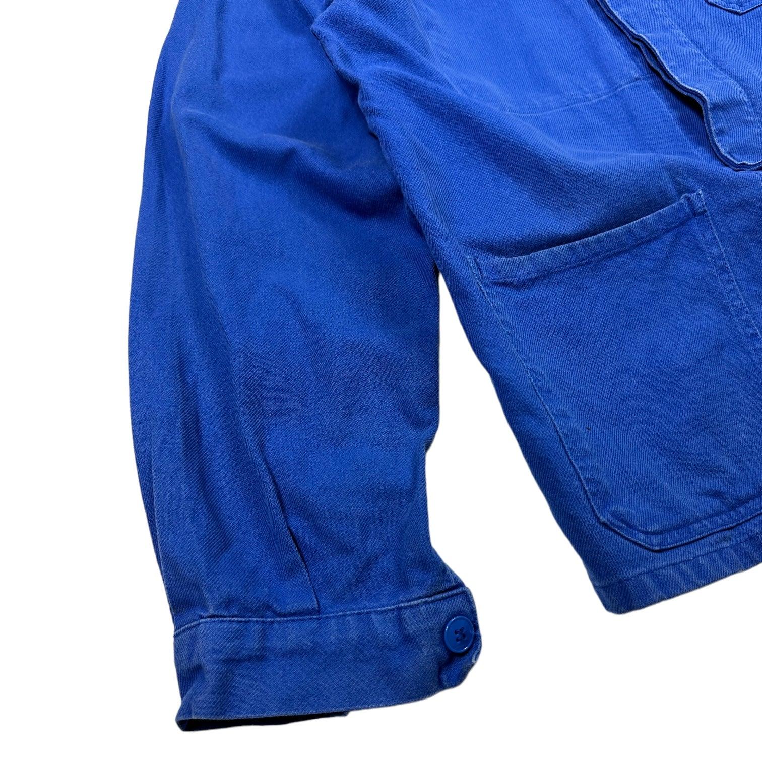 Vintage French Workwear Blue Chore Jacket - Known Source