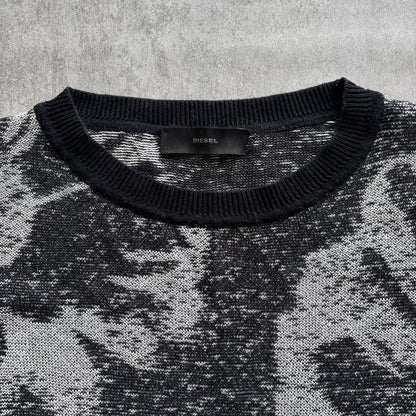 DIESEL KNIT JUMPER | O/S, Grey