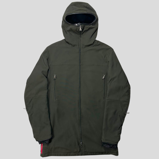 Prada Sport 1999 Balaclava Fleece Lined Moto Jacket - IT50 (L) | Large, Multicoloured