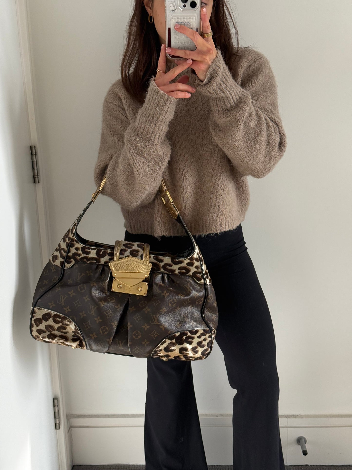 Vintage 2006 Louis Vuitton Leopard Polly Handbag (Limited Edition S/S) | O/S, Brown
