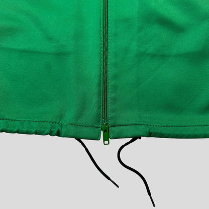 Prada 2018 Rubber Race Logo Technical Jersey Parka Jacket - XS (M)