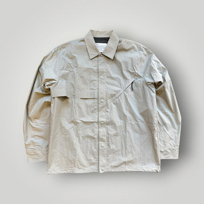 Uniform Bridge Snap Button Overshirt L | O/S, Sage