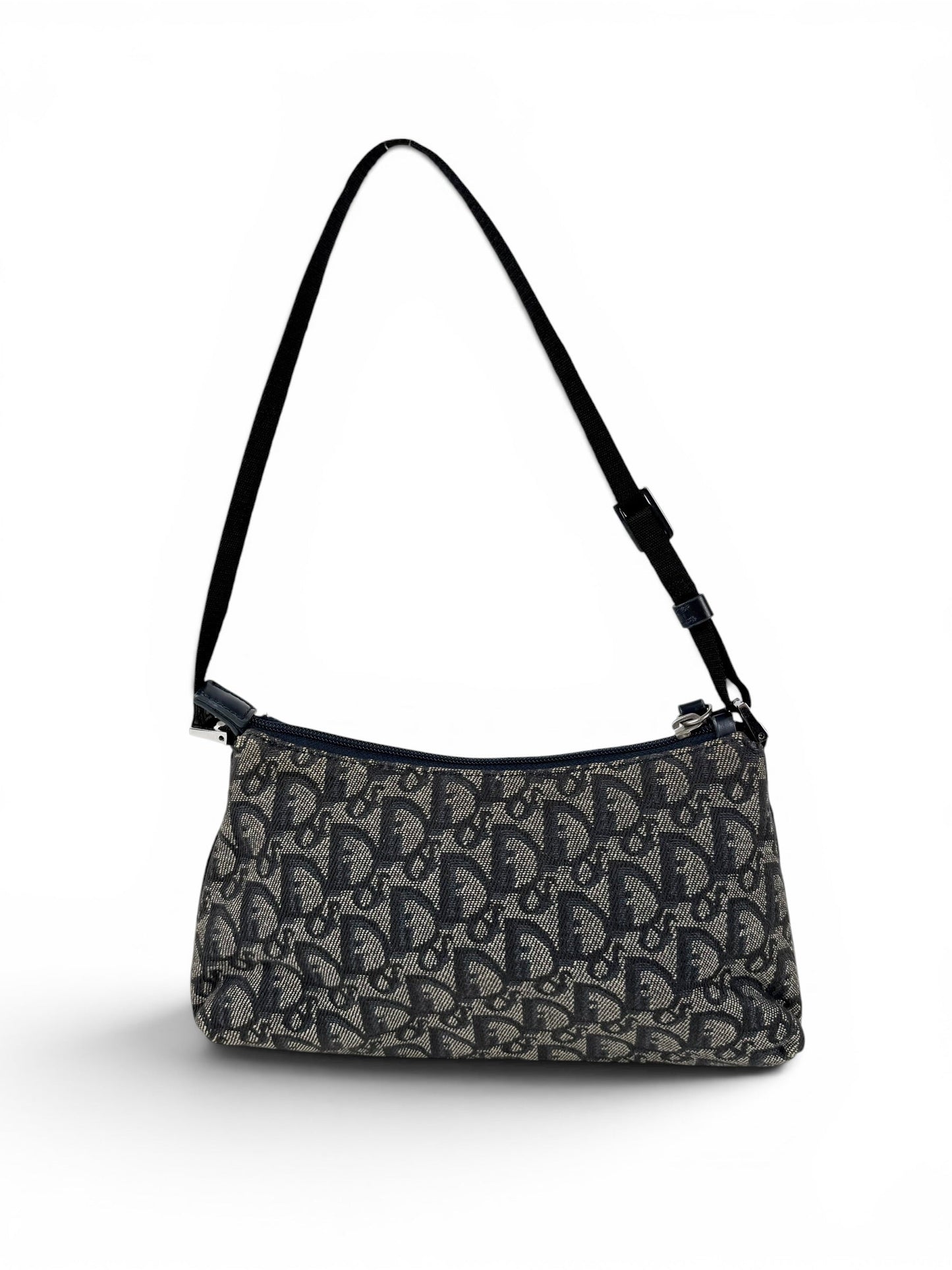 2002 Christian Dior Monogram Shoulder Bag | O/S, Navy