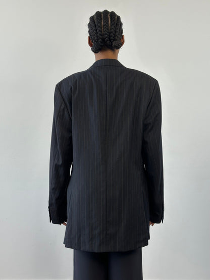 Ralph Lauren Polo 2000s Pure Wool Stripe Blazer – L/XL