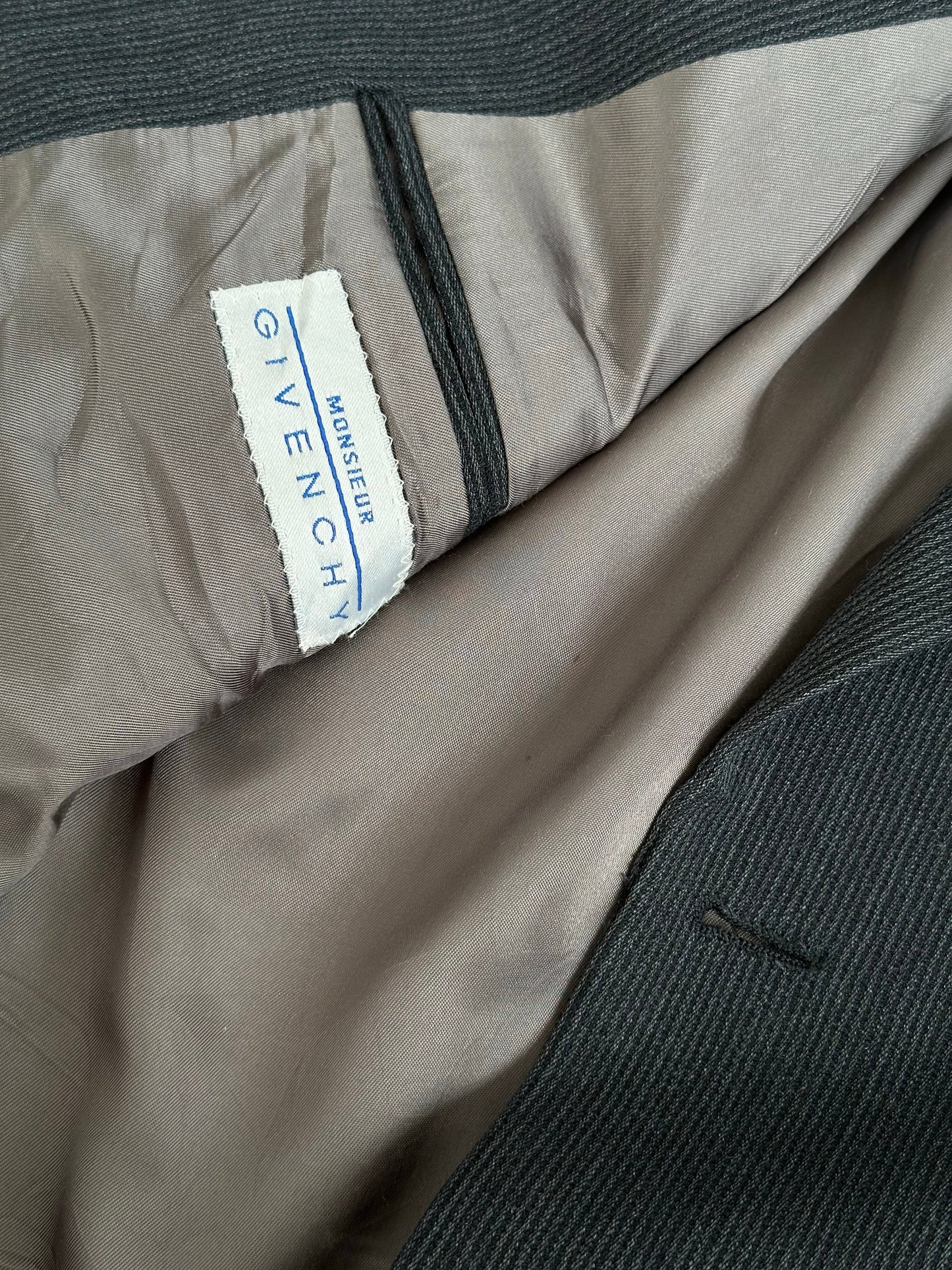 Givenchy Monsieur 1990s Wool Single Breasted Blazer - 44R