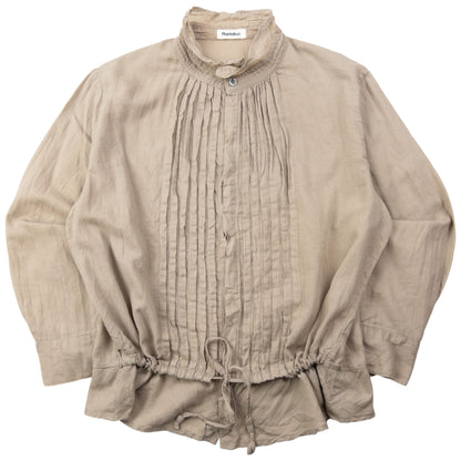 Vintage 90s Plantation By Issey Miyake Blouse Shirt Womens Size S | Small, Beige