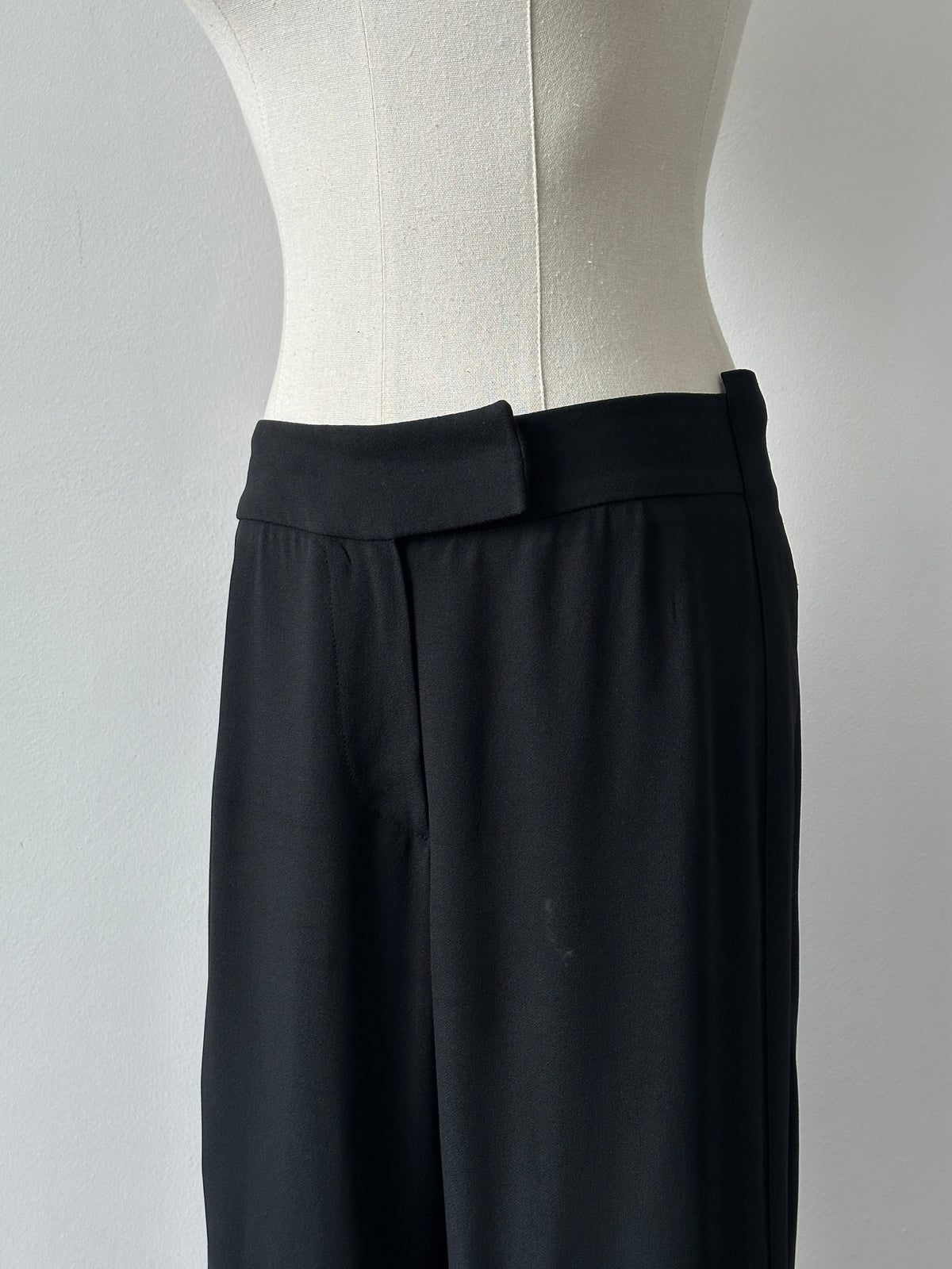 Emporio Armani 1990s Wide Leg Tailored Trouser - W26