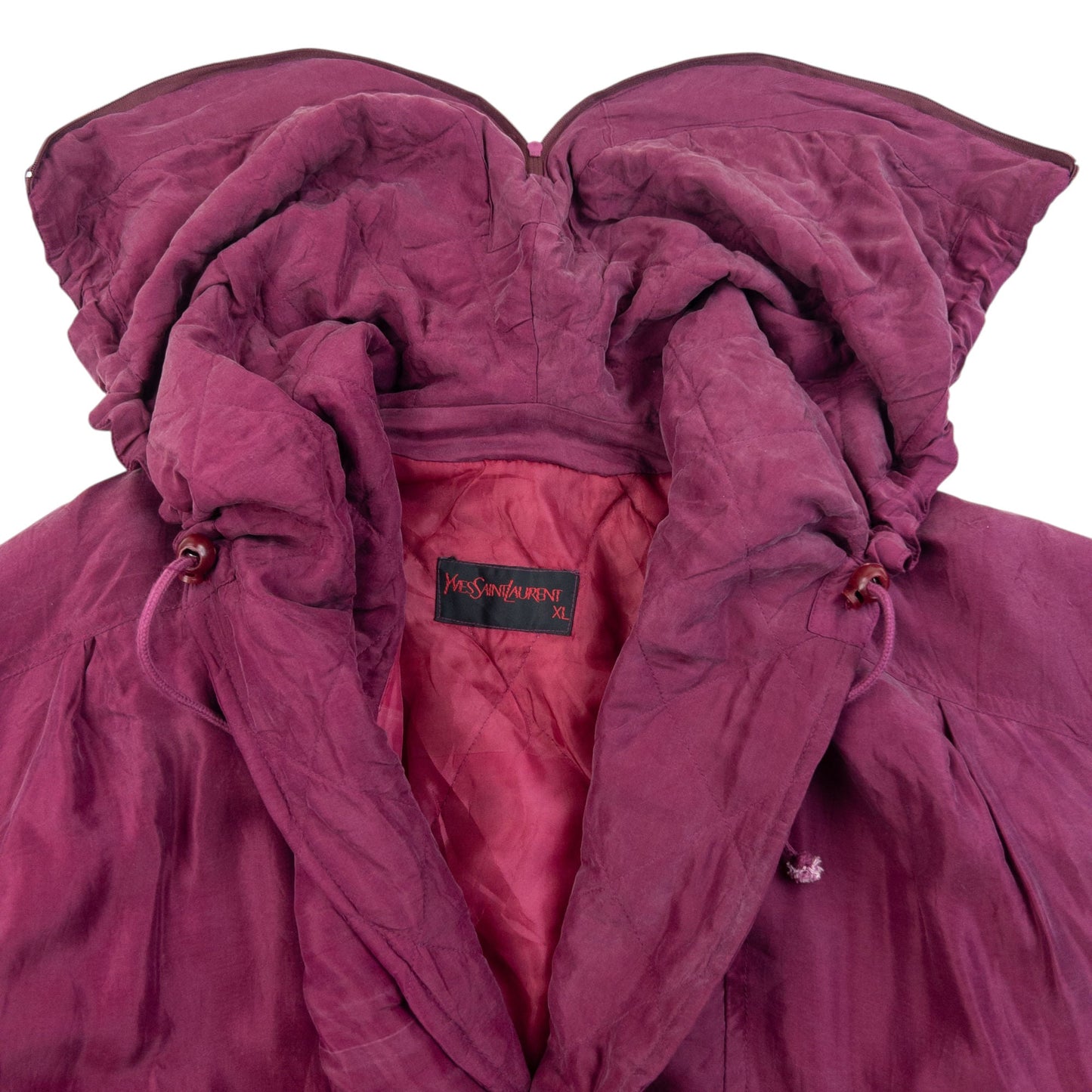 Vintage 80s YSL Yves Saint Laurent Button Up Jacket Size L | Large, Purple