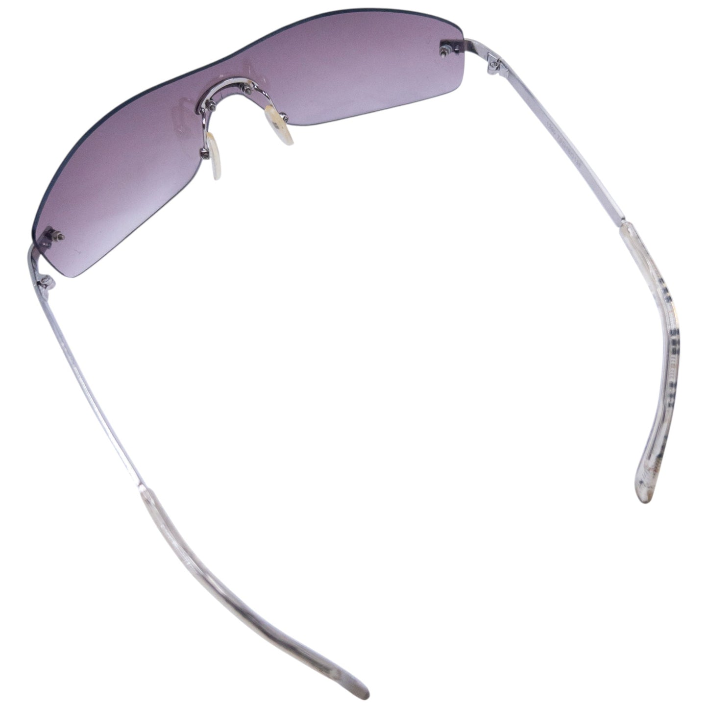 Vintage 2000s Burberry Nova Check Rimless Sunglasses | O/S, Brown