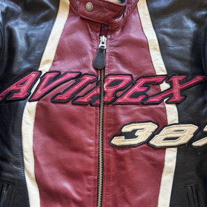 Avirex 387 Leather Racing Jacket - S
