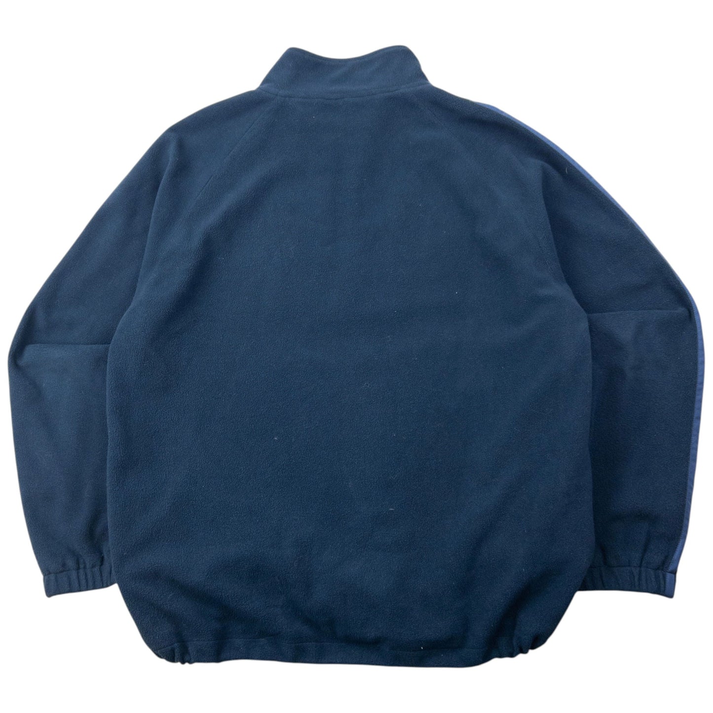 Vintage 2000s Burberry Nova Check Collar Q Zip Fleece Sweatshirt Size L | Large, Blue