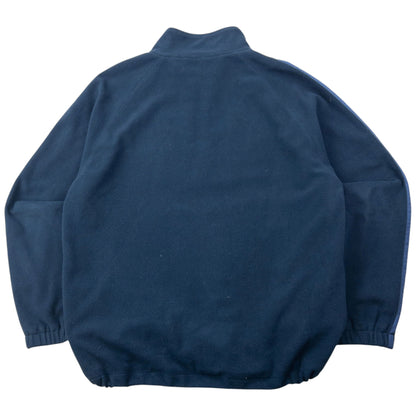 Vintage 2000s Burberry Nova Check Collar Q Zip Fleece Sweatshirt Size L | Large, Blue