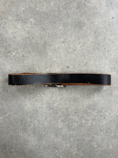 Vintage 1990s Distressed Leather Belt - W34-38