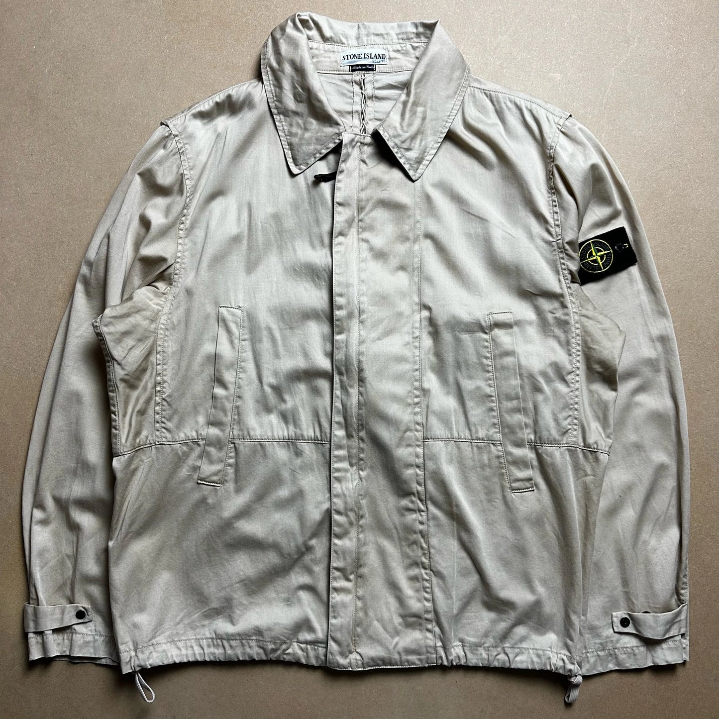 S/S 2007 Beige Raso Gommato Coach Jacket