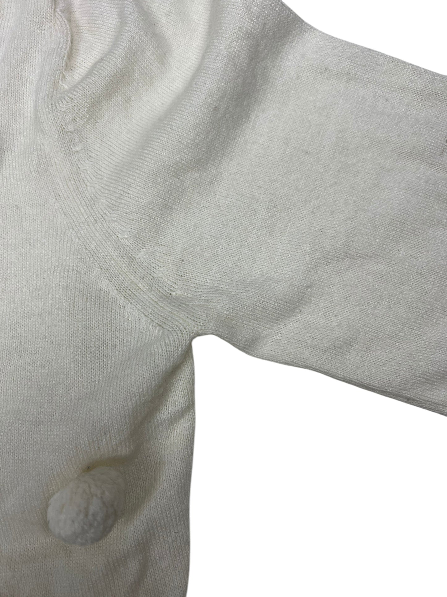 Comme des Garçons 2018 Pom Pom jumper | Cream, Cream