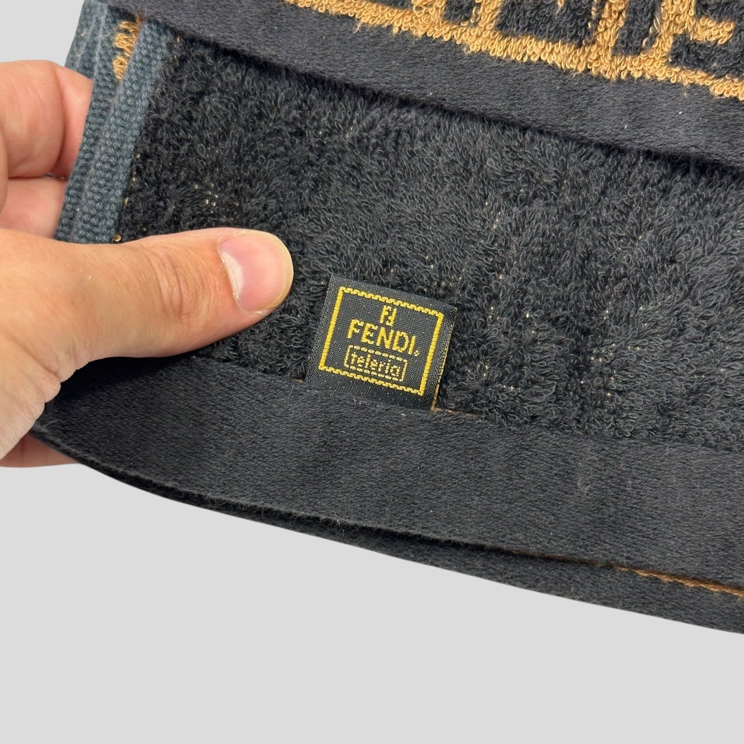 Fendi Zucca FF Reversible Cotton Towel