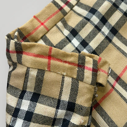 Burberry 1980's Pleated Wool Skirt 28"