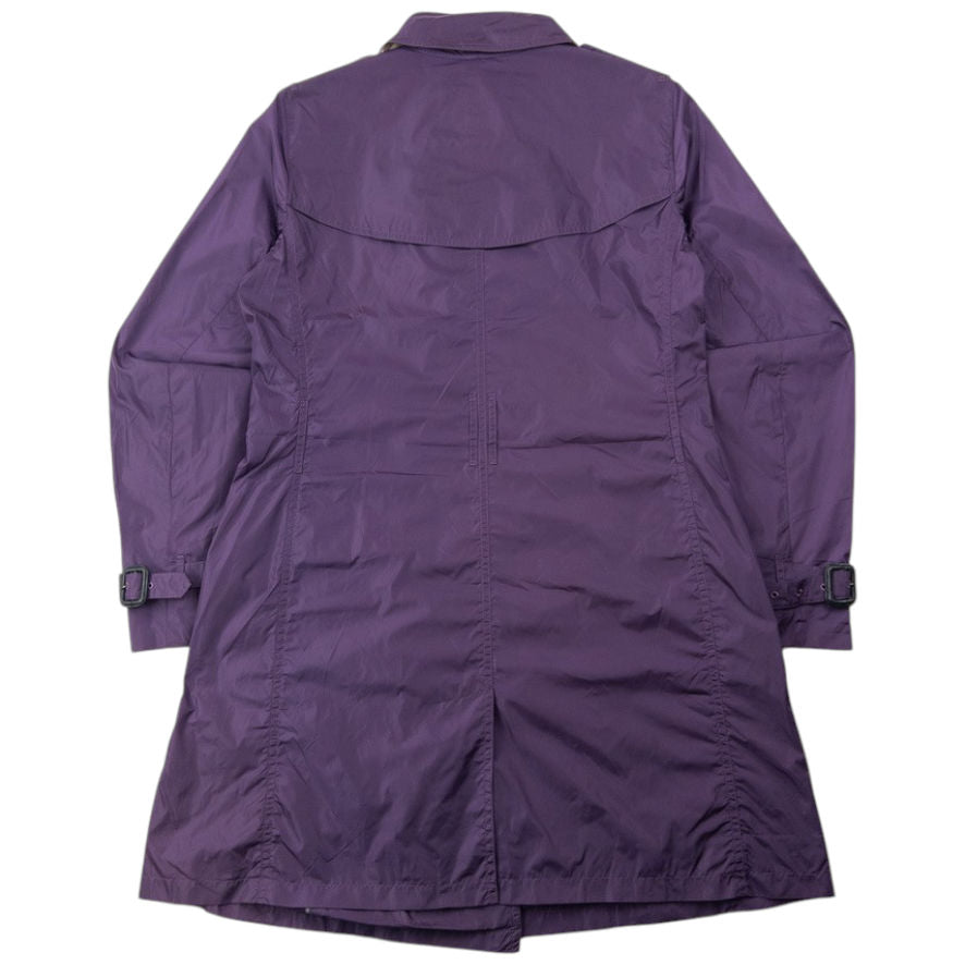 Vintage 2000s Burberry Lightweight Trench Jacket Womens Size L | Large, Purple