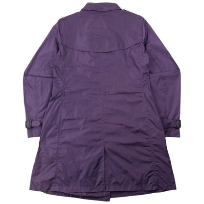 Vintage 2000s Burberry Lightweight Trench Jacket Womens Size L | Large, Purple