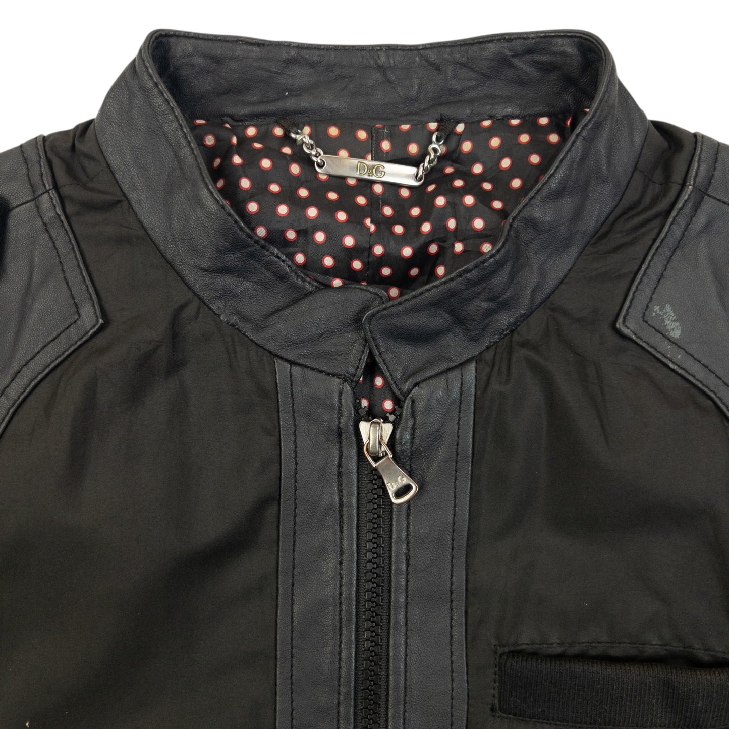 Vintage 2000s Dolce & Gabbana Zip Up Jacket Size S | Small, Black