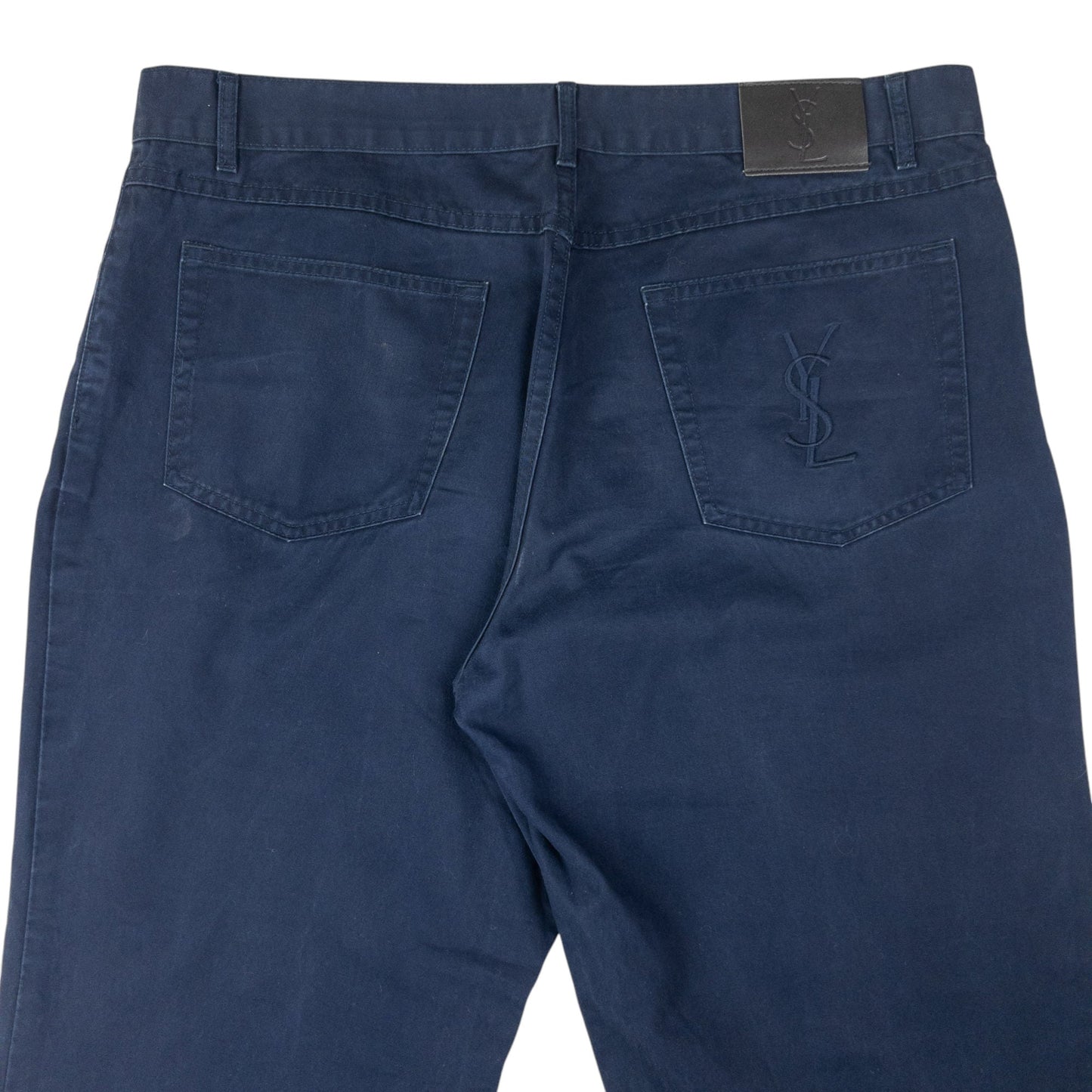 Vintage YSL Yves Saint Laurent Embroidered Chino Trousers Size W37