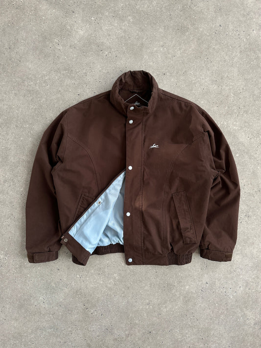 Vintage 2000s Double Zip Boxy Bomber Jacket - M/L