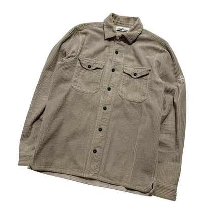 Stone Island Heavy Corduroy Shirt | Small, Beige