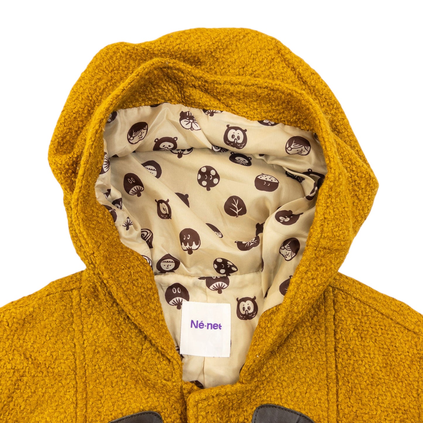 Vintage 2000s Ne-Net By Issey Miyake Wool Duffle Jacket Size S | O/S, Brown