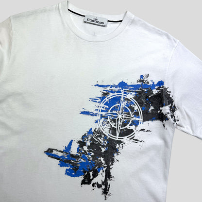 Stone Island AW20 Paint Splatter Graphic Pocket T-shirt - M