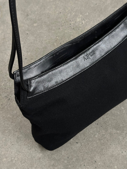 Armani Jeans 2000s Wool Shoulder Bag