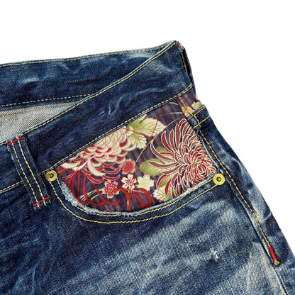 Vintage Japanese Denim Jeans Size W34