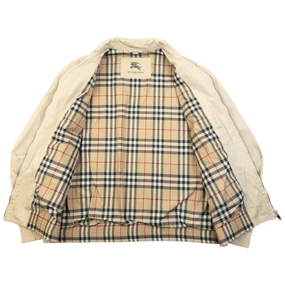 Vintage 2000s Burberry Nova Check Lined Jacket Size XL | XL, Cream