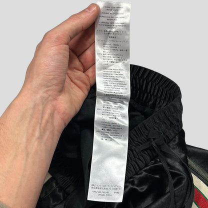 Gucci 2017 Striped Logo Acetate Tracksuit Trousers - IT48 (M) | Default Title, Black