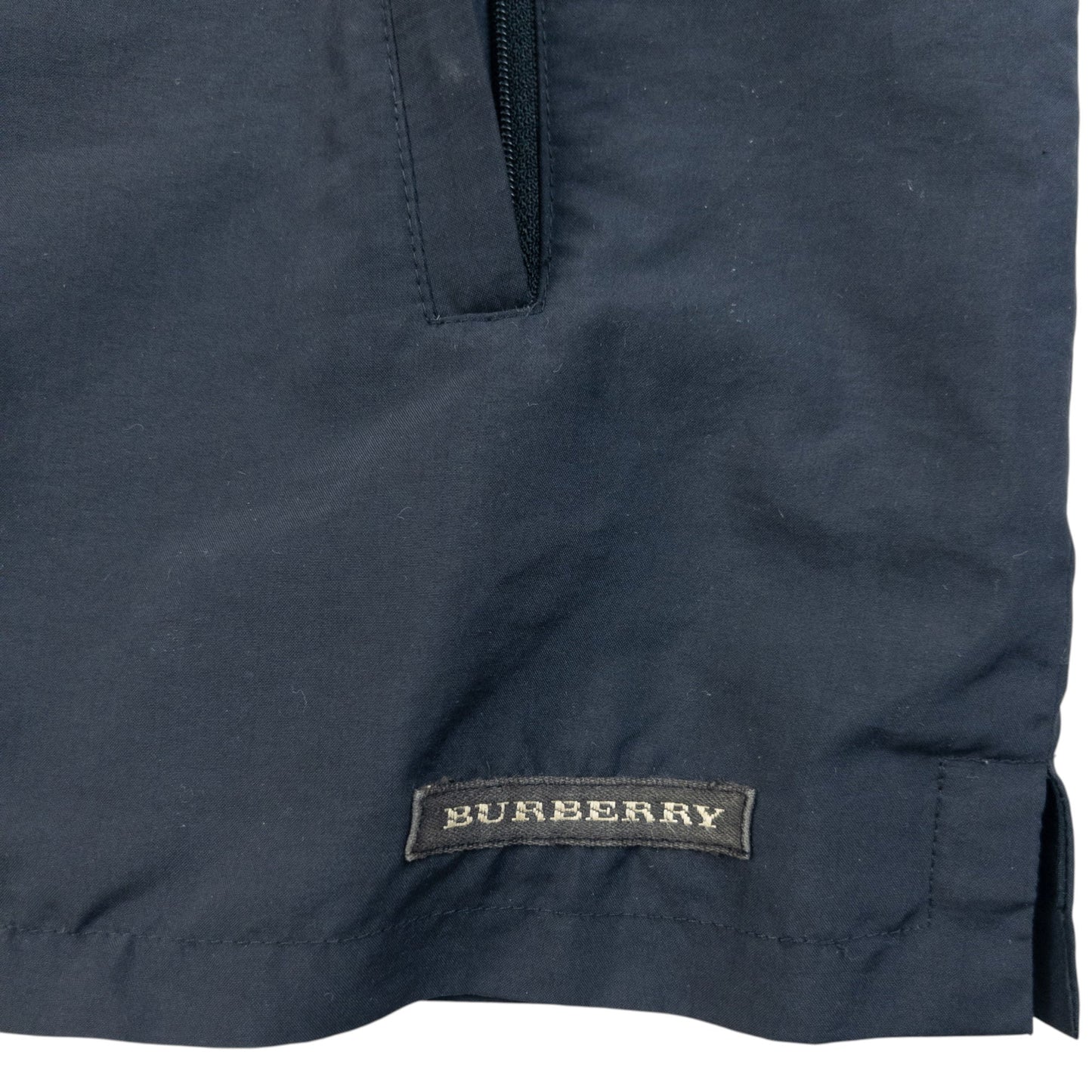 Vintage 2000s Burberry Golf Fleece Lined Windstopper Gilet Womens Size L | Large, Black