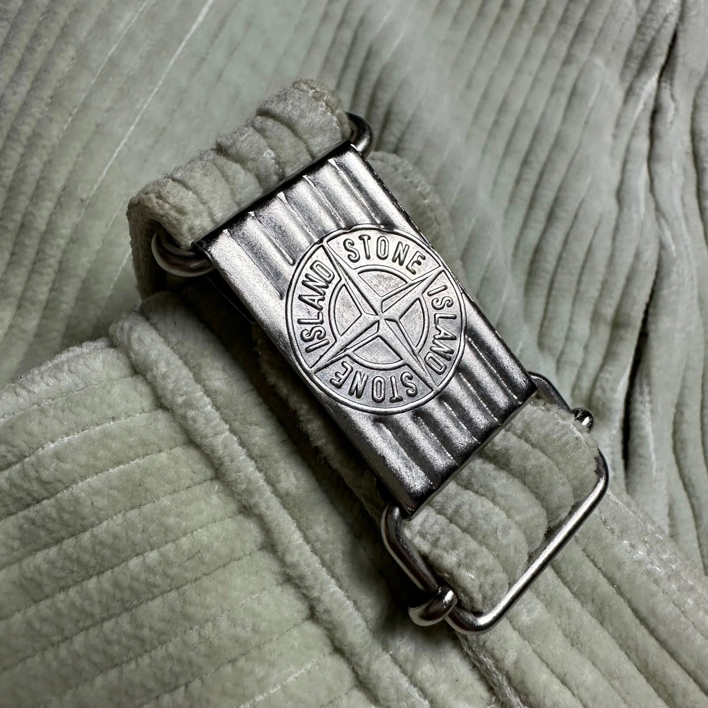 80s Cream Jumbo Corduroy Racing Pants