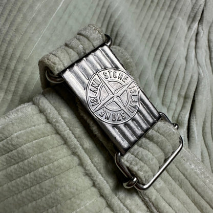 80s Cream Jumbo Corduroy Racing Pants