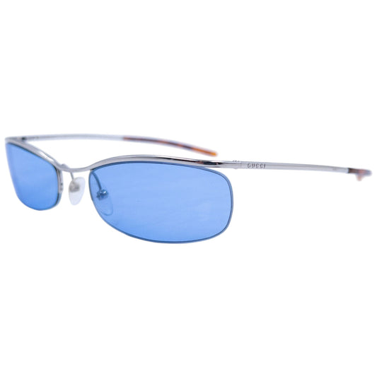 Vintage 2000s Gucci Rimless Sunglasses | O/S, Blue