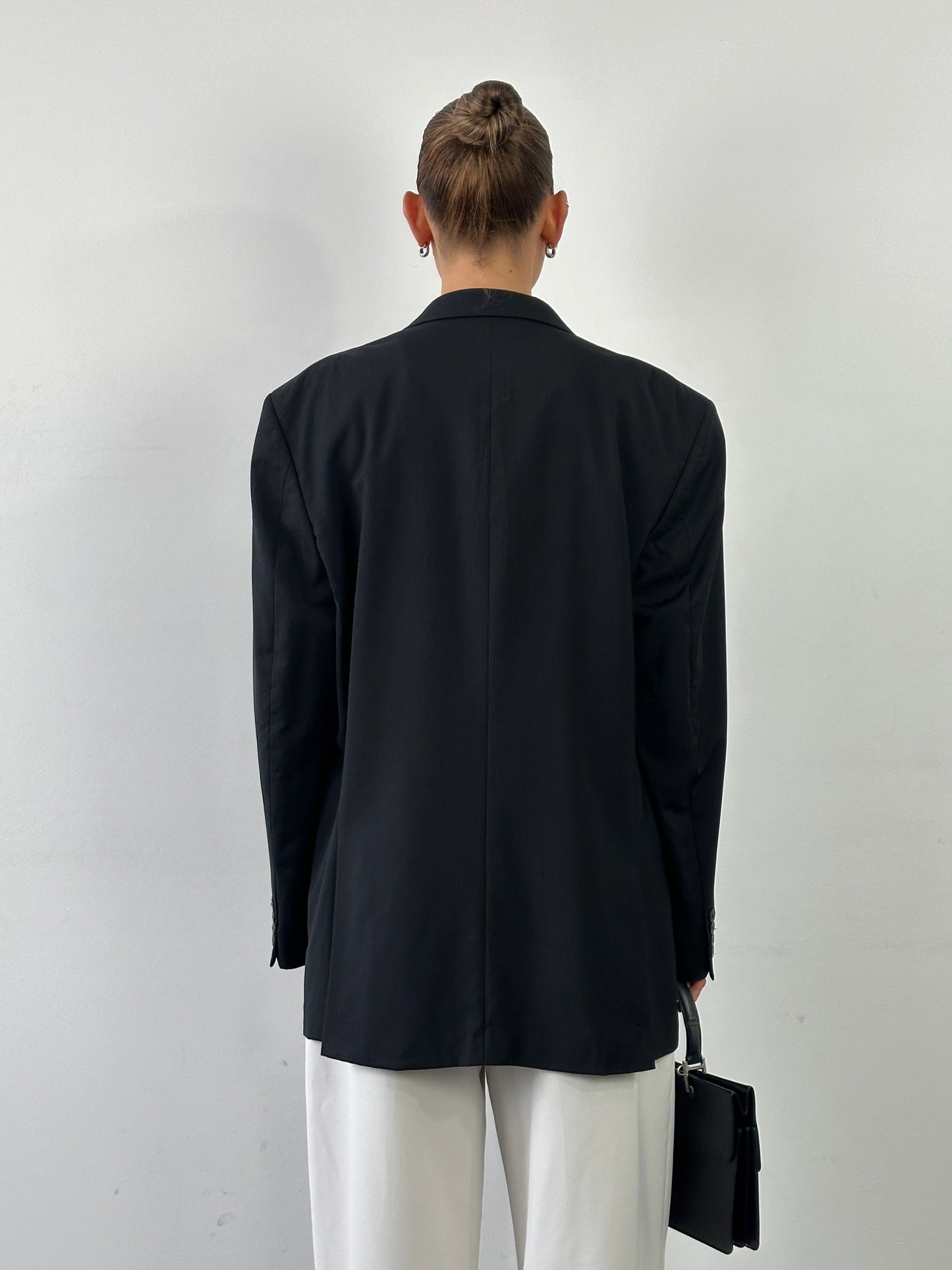 Yves Saint Laurent Pour Homme 1990s Pure Wool Single Breasted Blazer - 42R/XL