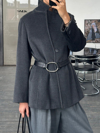 Krizia x Piacenza 1733 1990s Virgin Wool Jacket - M