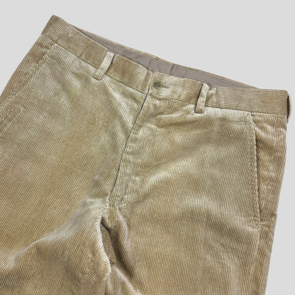 Issey Miyake 1988 Cotton Label Jumbo Corduroy Shimmer Trousers - 4 (L) | W35, Gold